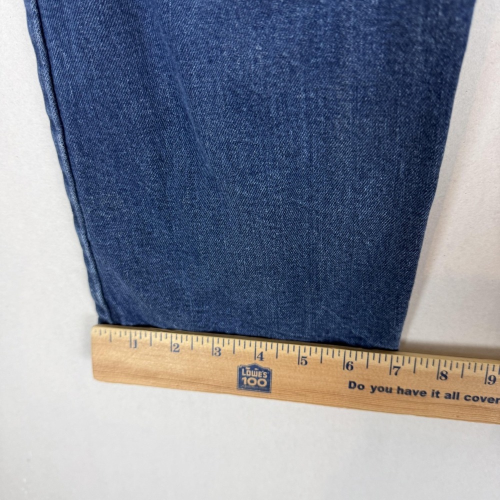 Levi's 502 Jeans Mens 42x32 Blue Medium Wash Regular Tapered Leg Stretch Denim - Picture 10 of 16